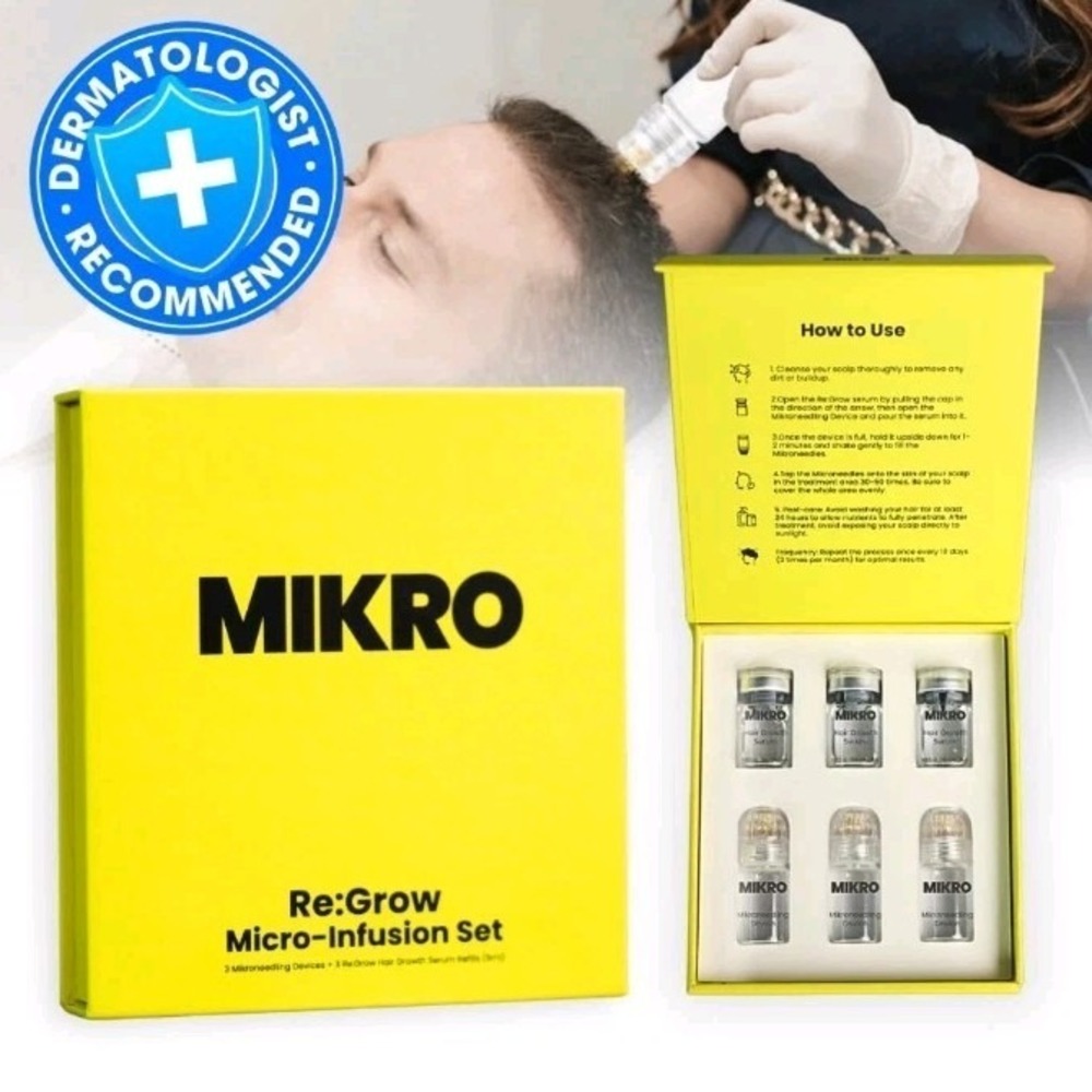 Mikro Re:Grow Your Own Hair Thicker Fuller 1 Month Supply